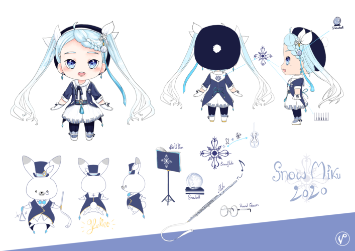 Snow Miku 2020 (2020年雪ミク) - Music Academy Ver.