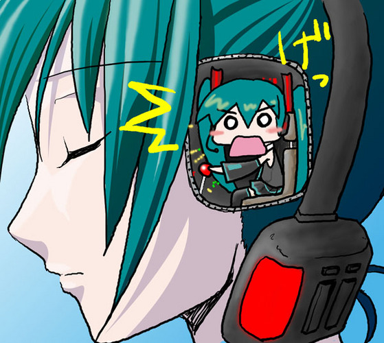 中の人