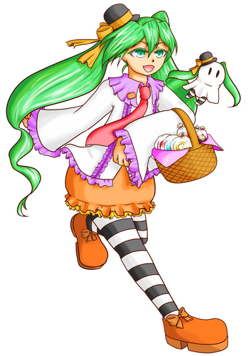 ハロウィン ミクさん