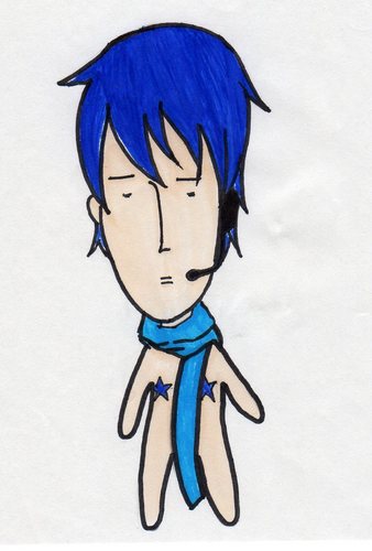 初描きKAITO!!