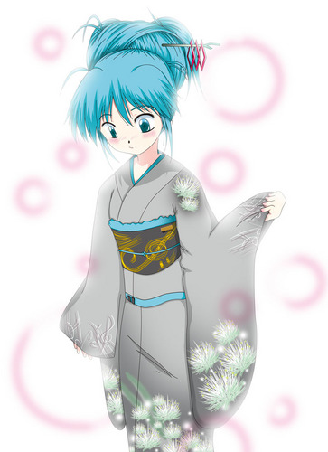 初音が着物を着たら…