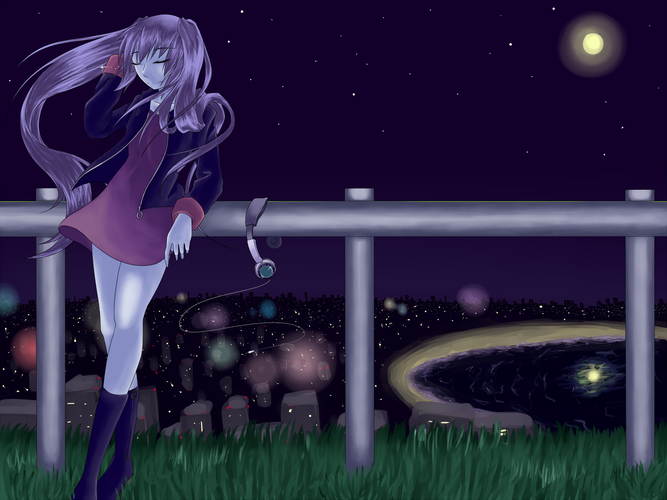 夜景とへっどふぉん