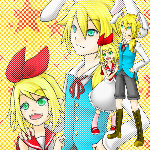 【練習絵】時計屋ウサギと居候少女【描いてしまった】