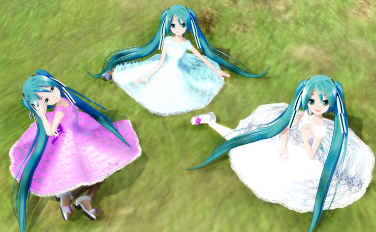 Lat式AKIミク3人で【Prism Heart】を踊らせてみた。<応援静画>