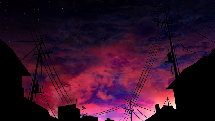 夕染め