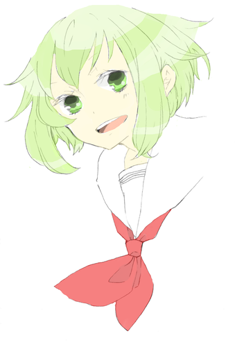 塗らせていただきました!GUMI