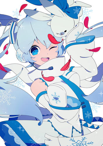 赤い羽根共同募金運動×雪ミク