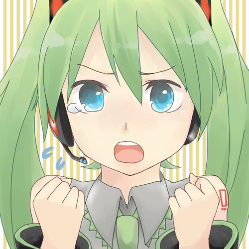 怒りんぼミクさん。