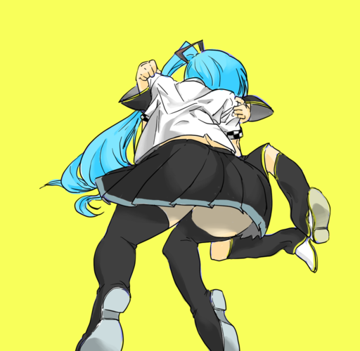ミクがレンにチュー