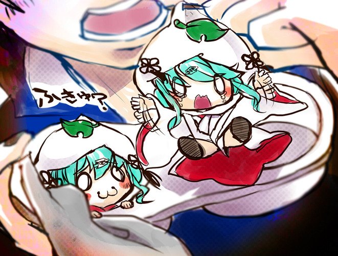 ( *´0ω0`*)ふきゅ?ヾ(* ; д ; *)ノ〃