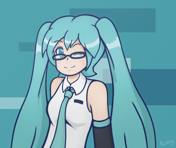 メガネミクちゃん