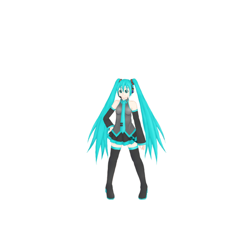 ミクの日用に描いてたんだけど・・・