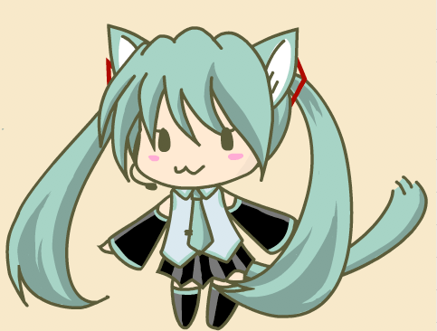 にゃんこミク