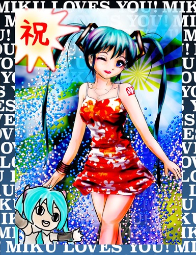 MIKU LOVES YOU!【ハッピーバースデー!】