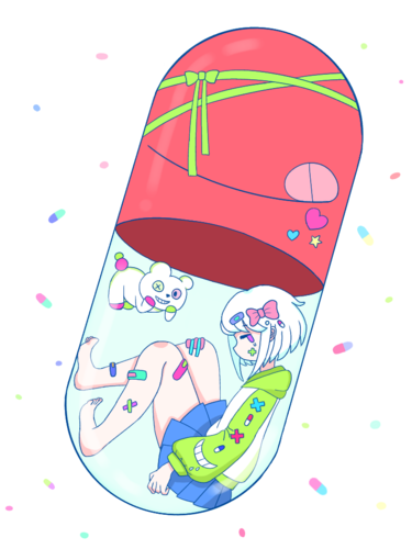 くすりに飲まれる