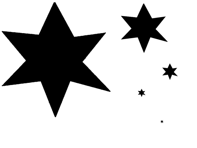 ブラシに。星
