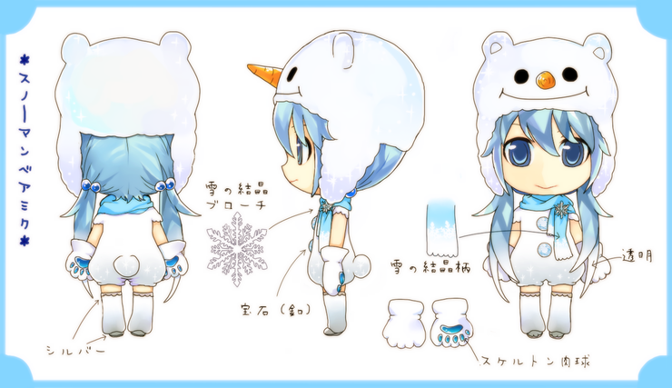 【雪ミク*スノーマンベア】