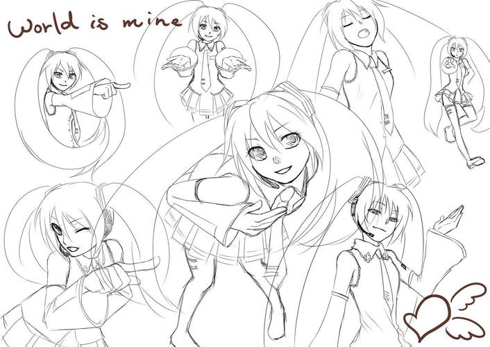 world is mineでお絵かき練習