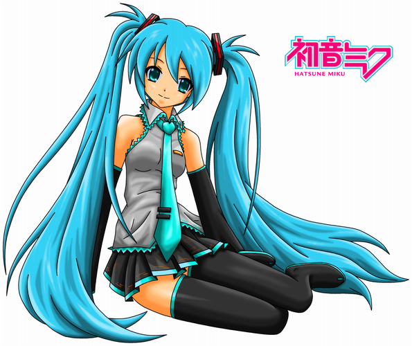初音ミク 休憩 背景なし