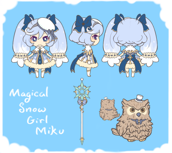 Magical Snow Girl Miku