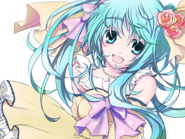 <塗らせていただきました>線画■ミクさん