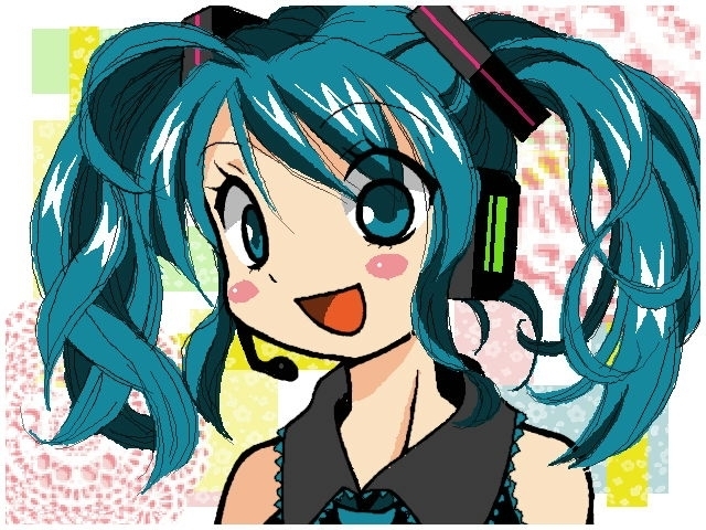 コミック工房でミク