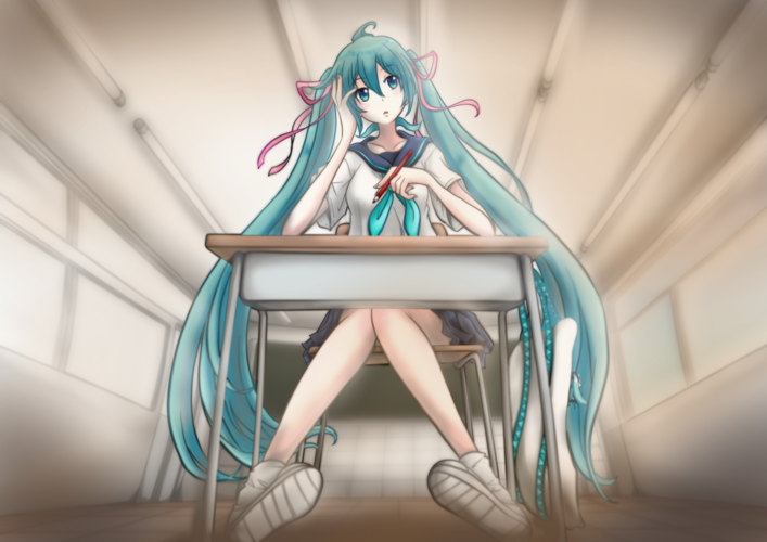 放課後の教室にて