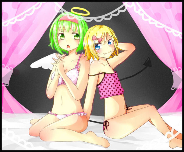 天使なぐみちゃんと小悪魔なリンちゃん