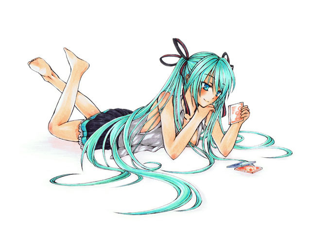 くつろぎミク。