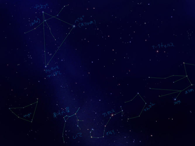 夏の星空