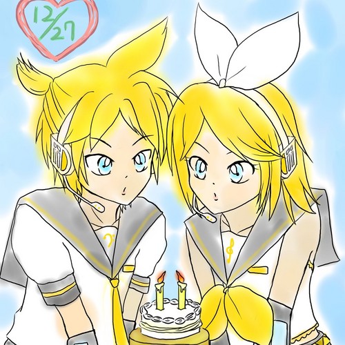 鏡音さん’sおめでとう!