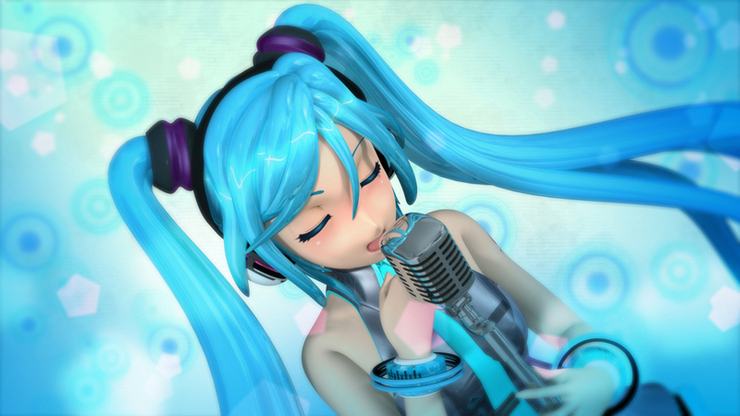 私は初音ミク用CG