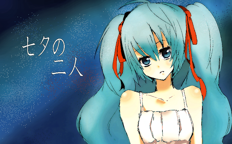 七夕の二人