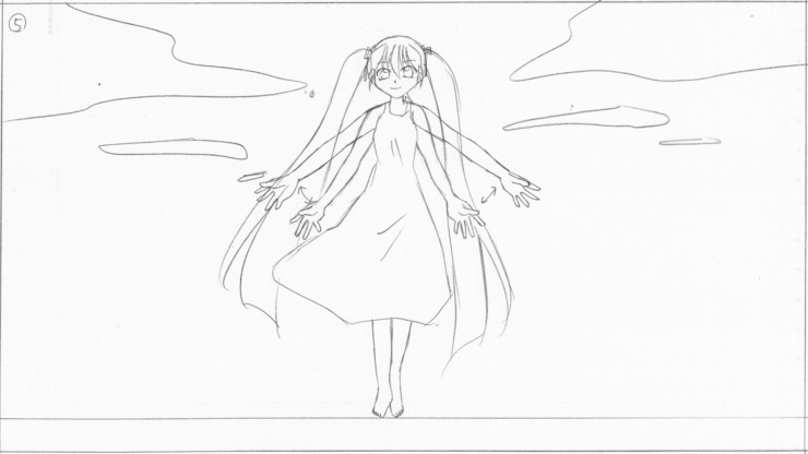 蒼い世界・ラフ比較