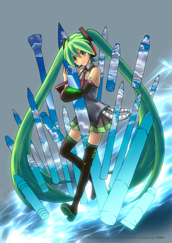 【PC】初音ミクの塗り絵