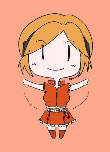 咲音メイコ:両腕をあげる運動