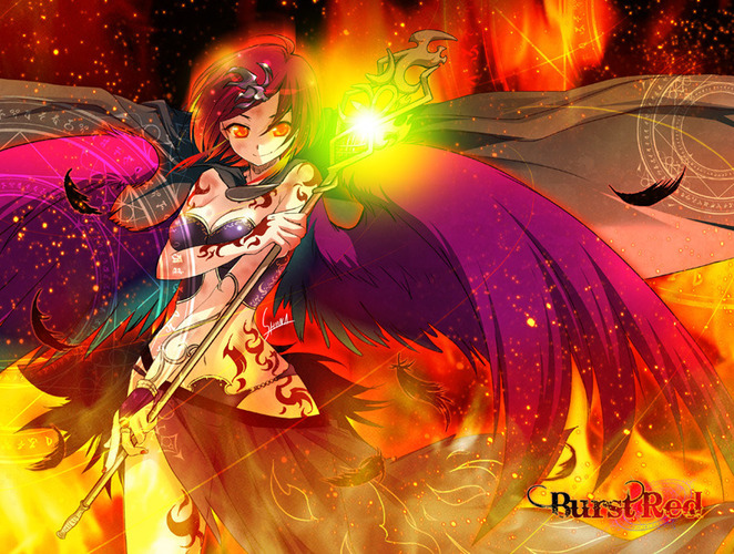 Burst Red