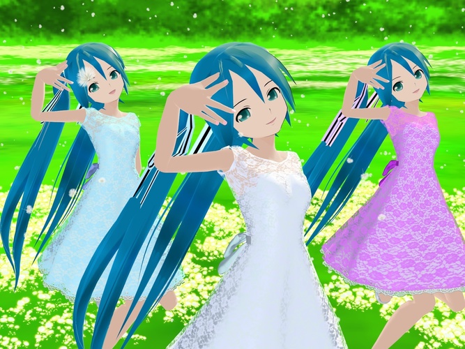 「AKIミクさん三姉妹たちに「プラチナ」を踊っていただきました。」を投稿いたしました。