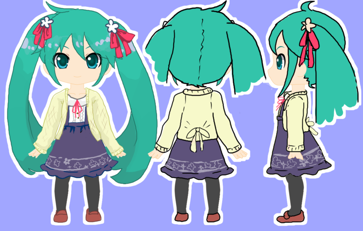 お花のガーリィコーデ