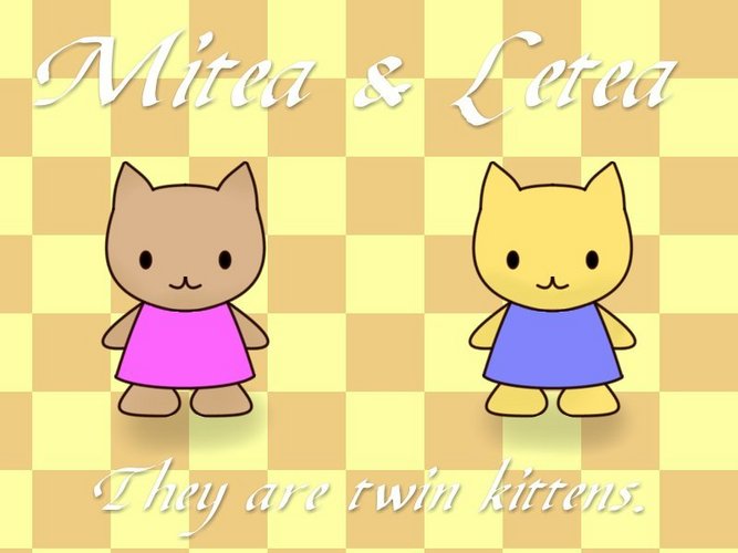 【公式絵】ミティちゃんとレティちゃん【塗り絵配布】