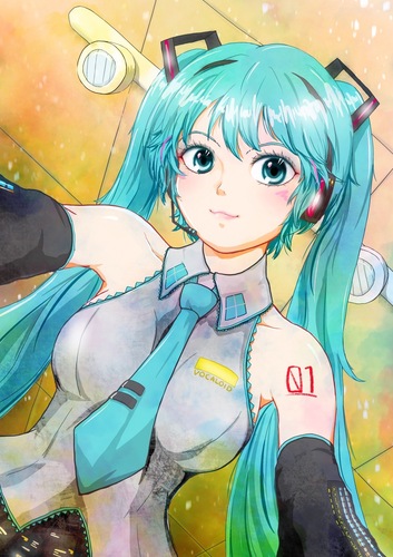外出できないので自撮りを送ってくれたミクさん