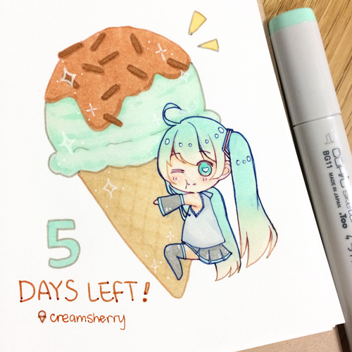 初音ミク10周年まで、あと5日‼