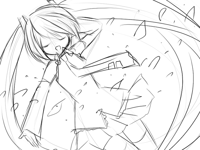 伝わって・・ラフ From:IceMilk