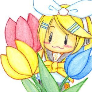 リンとチューリップ