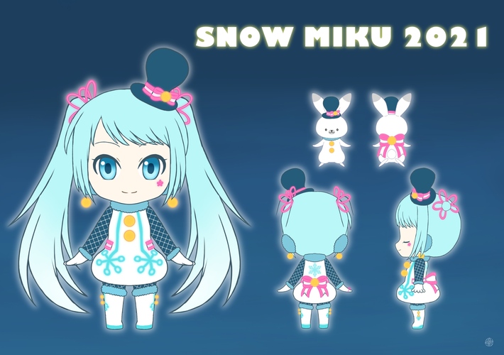 雪ミク2021案
