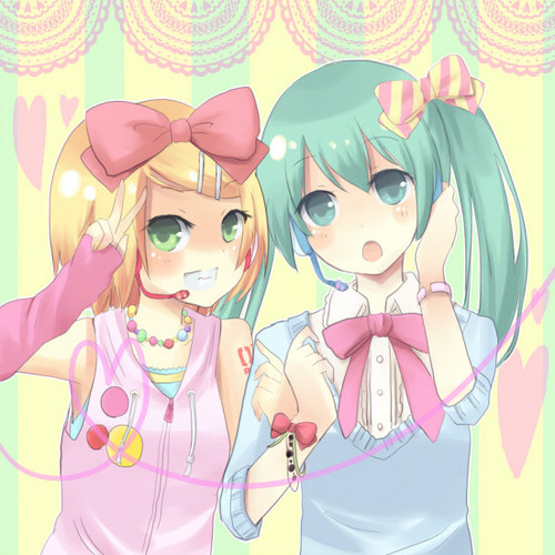 リンとミク