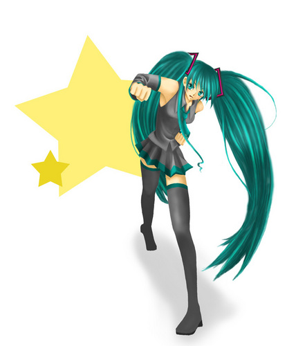 初描きミク