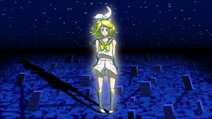 楽曲「Ground / 鏡音リン」のイメージイラスト