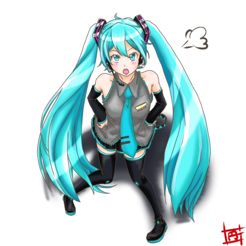 怒ったミクさん!