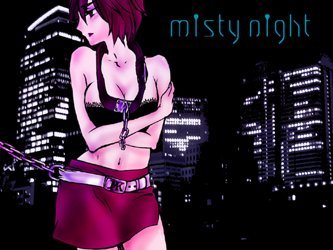 misty night